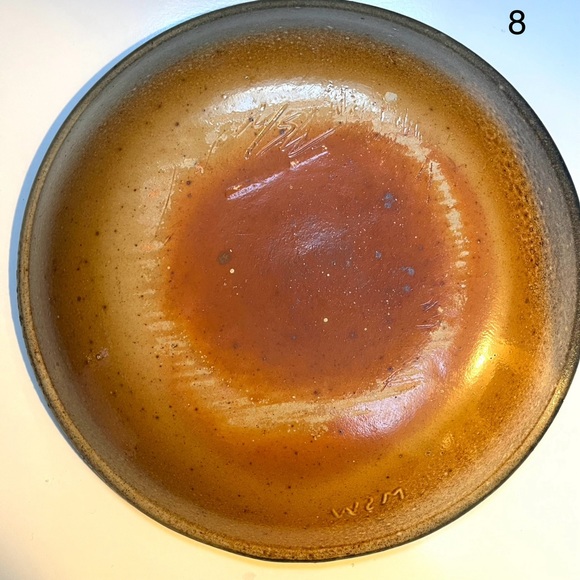 Vintage Monroe Salt Works Apple Blossom Pasta Plate - Picture 7 of 8